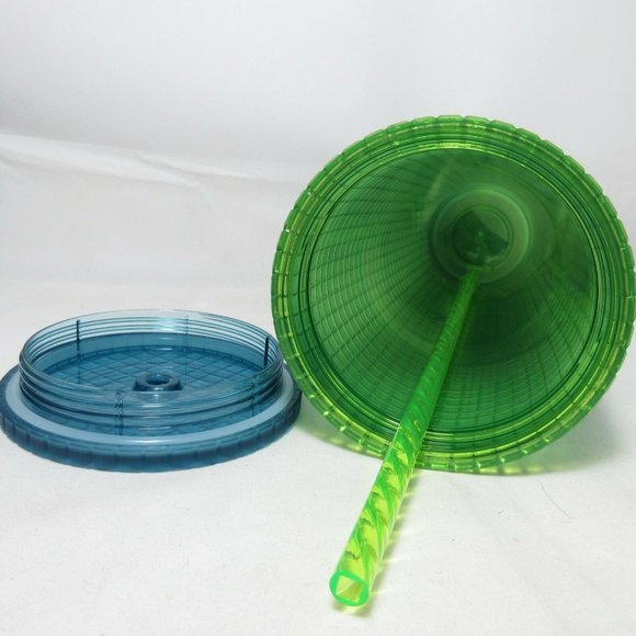 Genuine Starbucks 2022 Matte Mountain Dew Green Grid Tumbler 24oz Venti - Picture 6 of 6